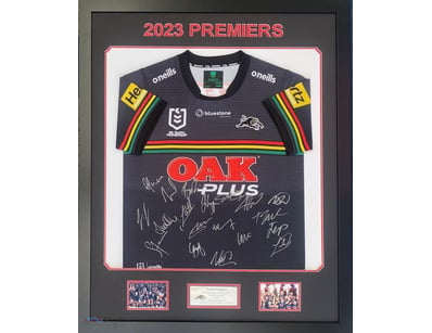 2023 PENRITH PANTHERS PERSONALLY SIGNED JERSEY "20...