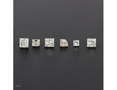 1.26CT TDW X 6, NATURAL CHAMPAGNE DIAMONDS     

P...