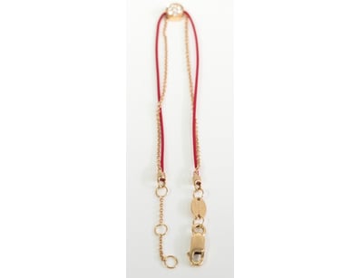 18K ROSE GOLD WITH 0.09 DIAMOND BRACELET

