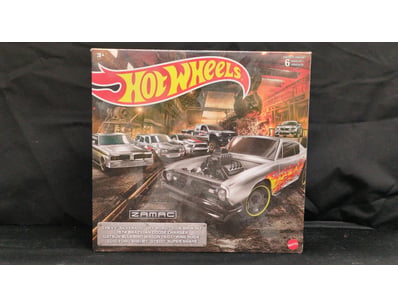 HOT WHEELS ZAMAC 6-VEHICLE DIECAST COLLECTION BOX ...