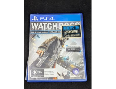 PS4 WATCHDOGS ANZ SPECIAL EDITION

Item Untested...