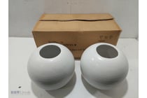 Red Phoenix 1312 W set of 2 stripe glaze ball