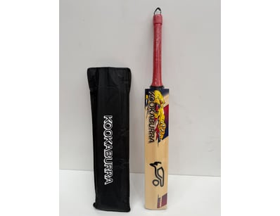 Kookaburra Beast Pro 9.0 cricket bat in natural wo...