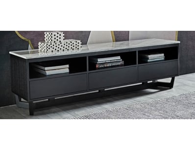 RRP: $1590, Provence Entertainment Unit, Solid Oak...