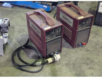 Two Thermal Arc LM-300 DC inverter arc welder, a p...