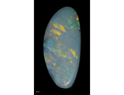 1.4 CARATS LIGHTNING RIDGE DARK OPAL DOUBLET   

D...