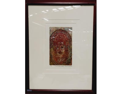 FRAMED PAINTING BY JUSDUS MAHLANGU 'GOODBYE TO AFR...