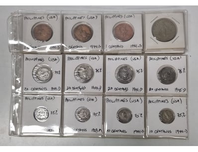 PHILIPPINE COINS COLLECTION (USA) - MULTIPLE DENOM...