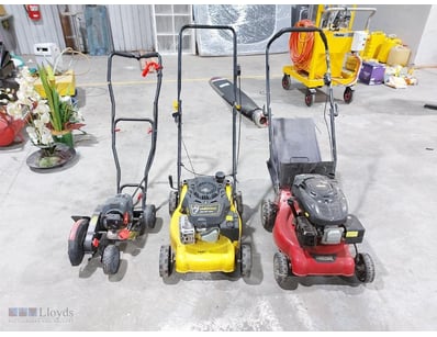 A mixed lot of lawn-care equipment suitable for pa...