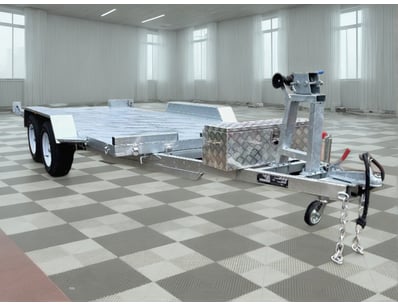 <b>2026 GREEN PTY LTD Car Trailer - Silver - Tande...