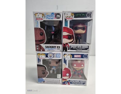 FUNKO POP VINYL FIGURES COLLECTION - FOUR BOXED CO...