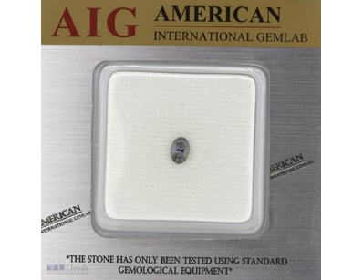 0.76CT CERTIFIED, NATURAL TANZANITE     

Oval Cut...