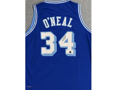 SHAQUILLE O'NEAL SIGNED LOS ANGELES LAKERS JERSEY
...