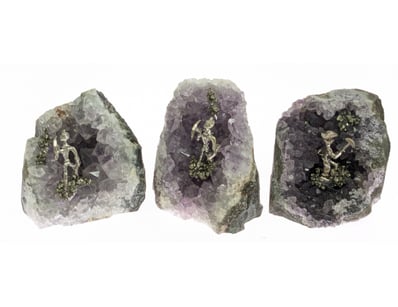 NATURAL AMETHYST CLUSTERS WITH MINERS

Quantity:...