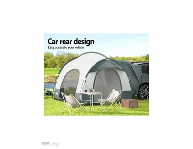 Rrp $499 - Camping Suv Car Tent In Grey - New. Fea...