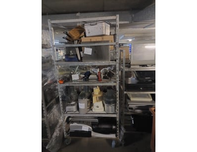 Industrial rack, items not included.