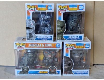 GODZILLA VS KONG FUNKO POP VINYL FIGURE COLLECTION...