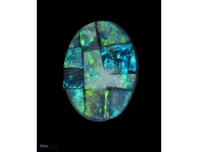 1.1 CARATS COOBER PEDY MOSAIC OPAL TRIPLET   

Dim...