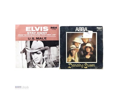 ELVIS "STAY AWAY" AND ABBA "THATS ME & DANCING QUE...