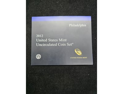 2012 UNITED STATES MINT UNCIRCULATED COIN SET - PH...