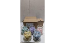 Assorted Mini Candles 1x Mint 1x lilac 1x yellow