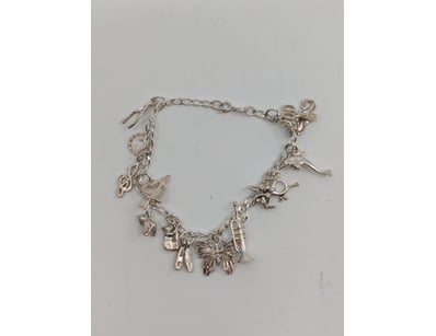 925 STERLING SILVER CHARM BRACELET

Various Char...