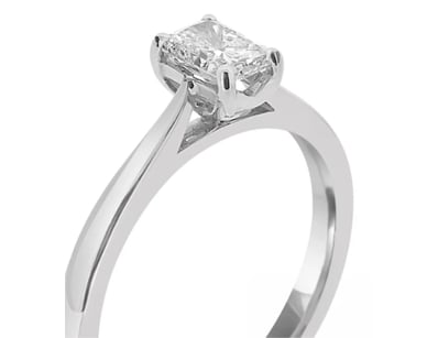 Luxury Platinum Diamond Engagement Ring Collection - Lot 17