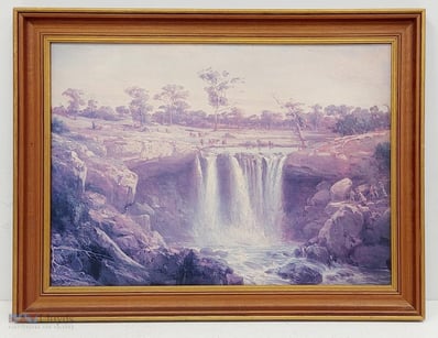 ARTIST UNKNOWN

Print On Board

Title: Waterfall L...