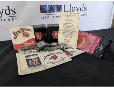 JIM BEAM BOURBON WHISKEY PROMOTIONAL MERCHANDISE C...