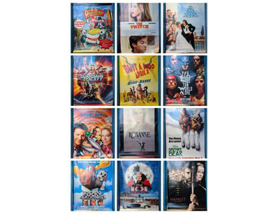 COLLECTION OF MOVIE POSTERS, INCLUDING LOONEY TUNE...