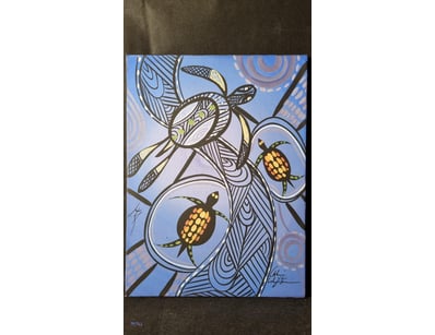 STEPHEN HOGARTH

Acrylic On Canvas

Title: Blue Tu...