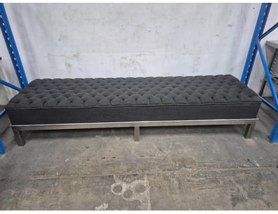 Night Club Lounge, Stainless Steel Frame, Charcoal...