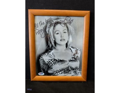 PSA/DNA CERTIFIED AUTOGRAPHED PHOTO OF ACTRESS POP...