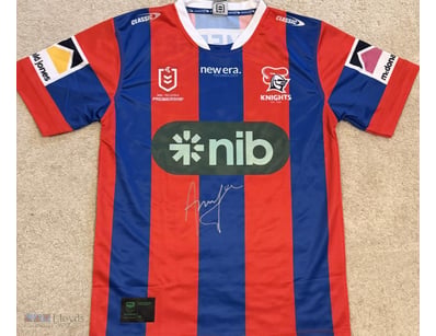 ANDREW JOHNS SIGNED NEWCASTLE JERSEY

A Newcastle ...
