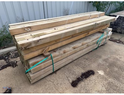 Timber pack, pine, random lengths, 45mm x 90mm pro...
