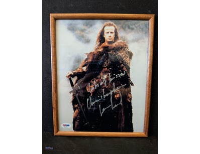 PSA/DNA CERTIFIED AUTOGRAPHED PHOTO OF CHRISTOPHER...