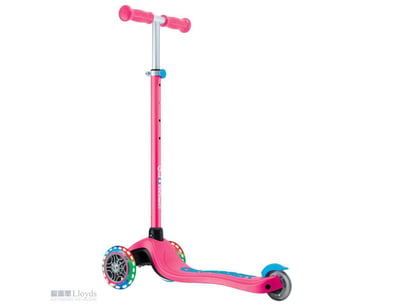 NEW IN BOX Globber PRIMO PLUS with Lights - Fuchsi...