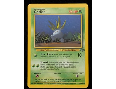 ODDISH POKÉMON TRADING CARD - BASE SET #32/64

5...