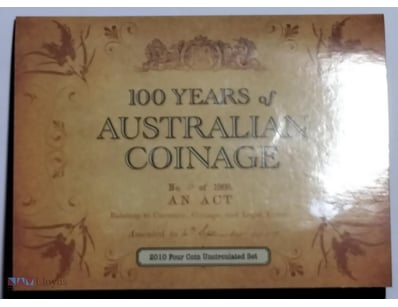 2010 100 YRS OF AUSTRALIAN COINAGE  CBMS  SET  

C...