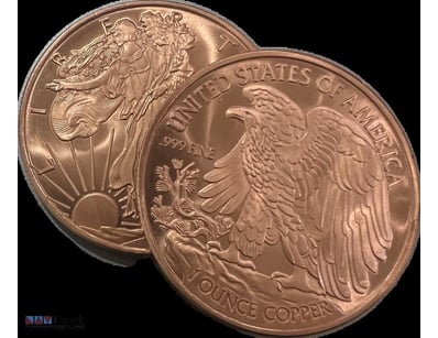 1 OUNCE USA COPPER EAGLE COIN INC  



294212+32