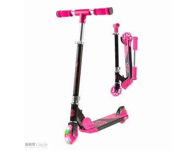 NEW IN BOX CORE Kids Foldy Scooter - Pink with LED...