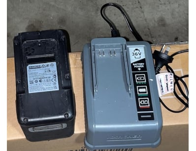 Karcher 36V battery and charger. 1 x 7.5Ah battery...