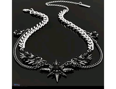 STAINLESS STEEL UNISEX PUNK STYLE NECKLACE        ...