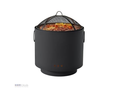 RRP $199. Grillz Fire Pit BBQ Portable Deep Bowl O...