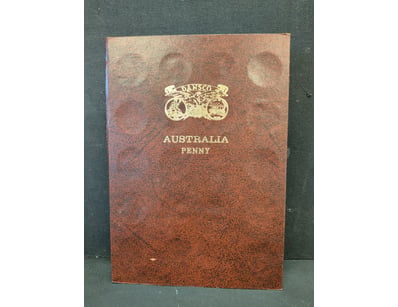 DANSCO AUSTRALIA PENNY COLLECTION ALBUM KING GEORG...