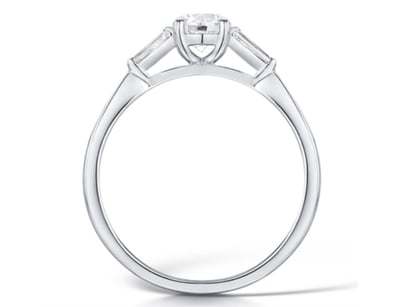 Luxury Platinum Diamond Engagement Ring Collection - Lot 15