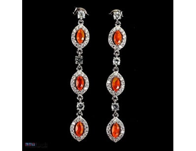NATURAL ORANGE OPAL EARRINGS.     

Natural Orange...