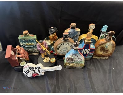 CERAMIC LIQUOR DECANTERS COLLECTION - FIGURAL WHIS...