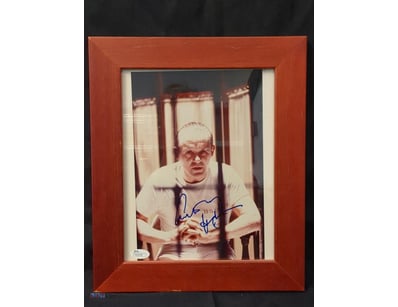 AUTOGRAPHED PHOTOGRAPH OF ANTHONY HOPKINS.

Item S...