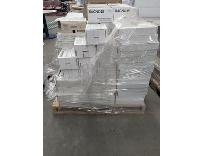 Large bulk lot of Ragnos porcelain mosaic tiles in...